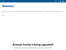 Tablet Screenshot of family.busseys.co.uk